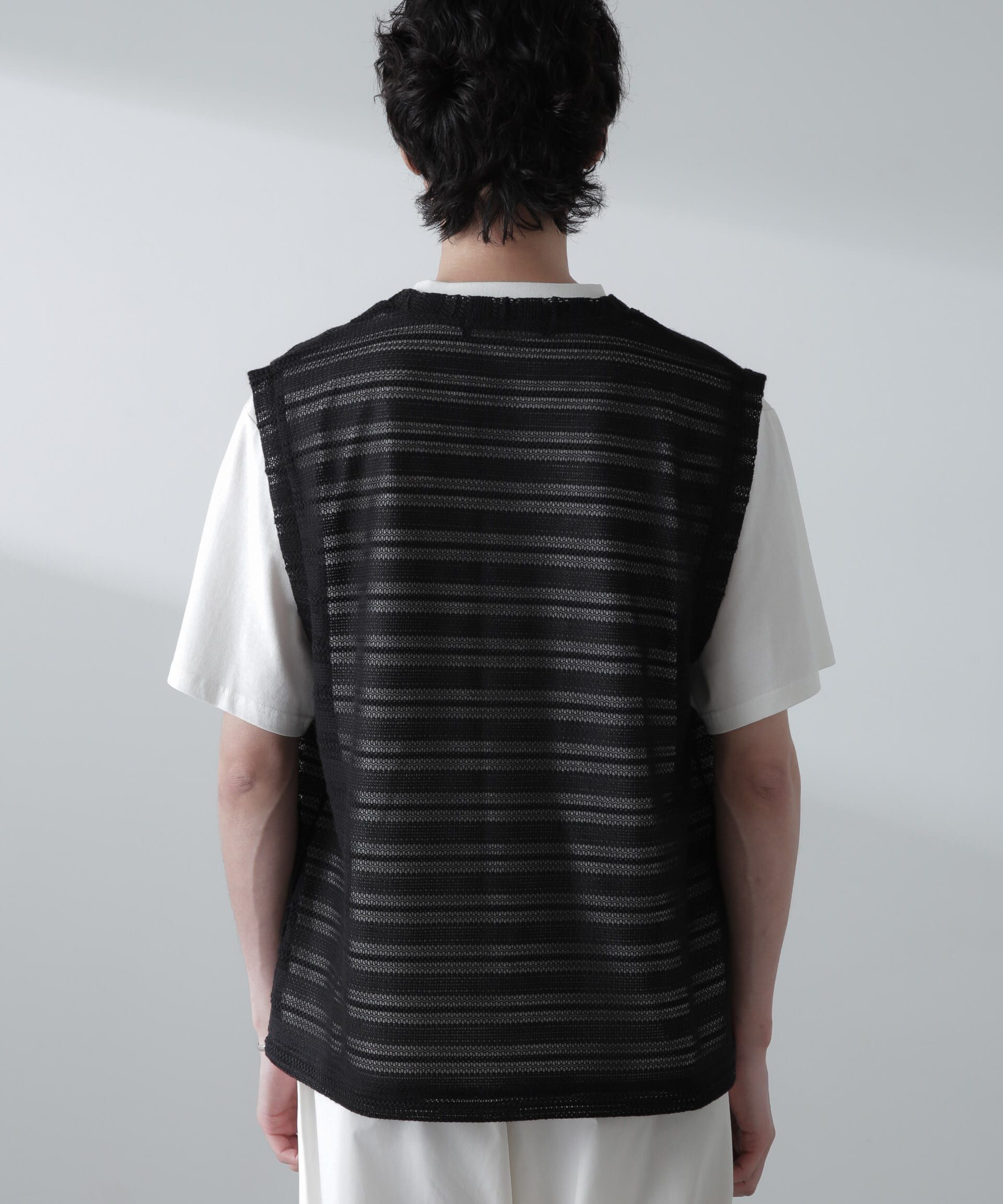 nano･universe「かぎ針アンサンブルTシャツ」|Tシャツ・カットソー|