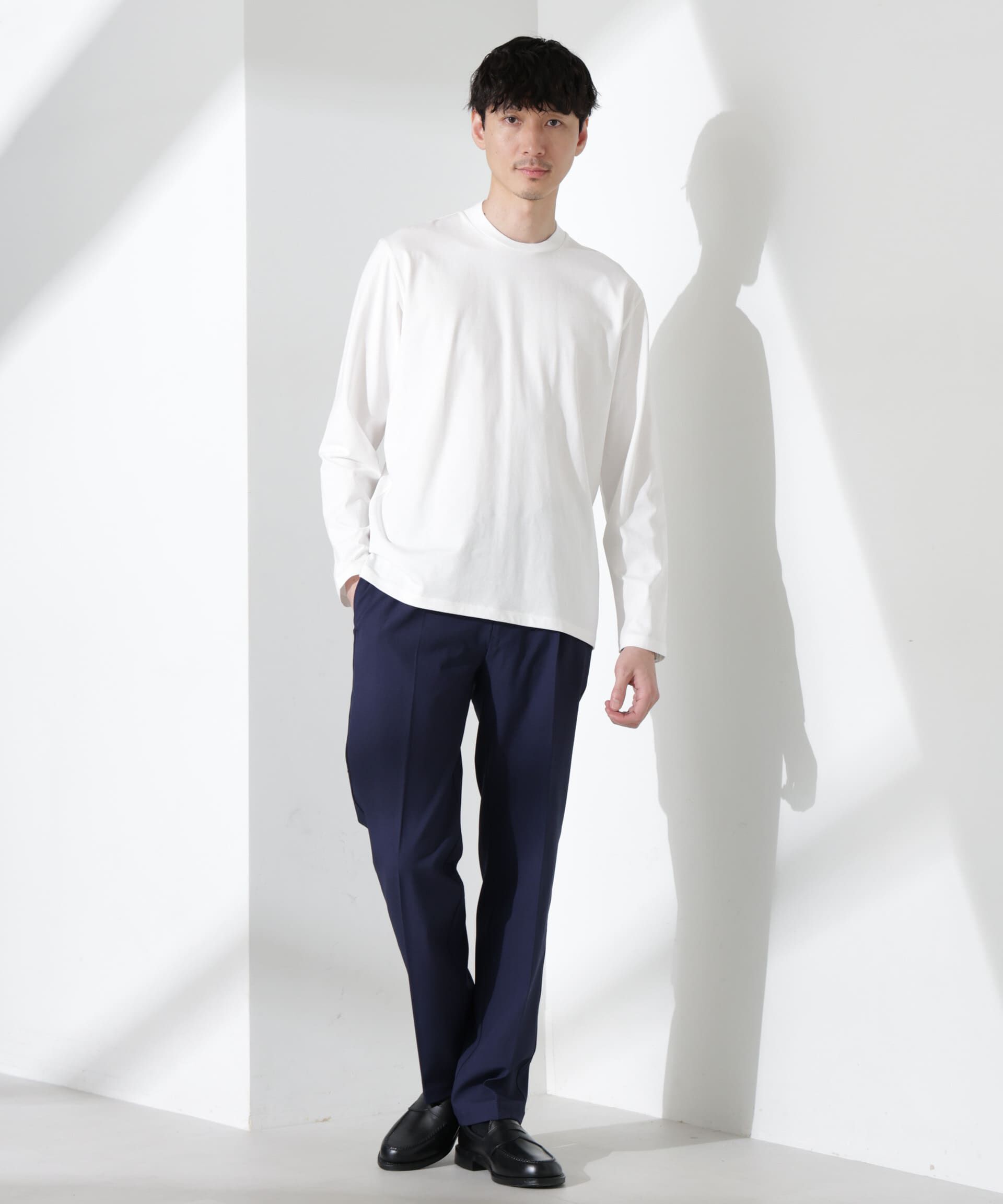 nano･universe「ジャケT(R) クルーネック 長袖」|Tシャツ・カットソー|