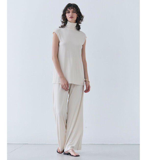 BEIGE,「【ロングセラー】MELLE / ハイストレッチイージーパンツ」|その他|