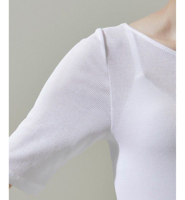 SALON adam et rope'「nu=layerジェントルVネックシアーTシャツ」|Tシャツ・カットソー|