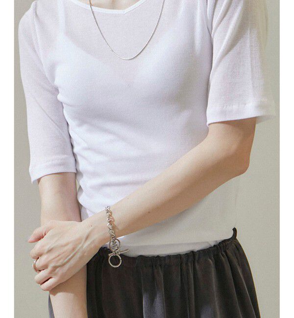 SALON adam et rope'「nu=layerジェントルVネックシアーTシャツ」|Tシャツ・カットソー|