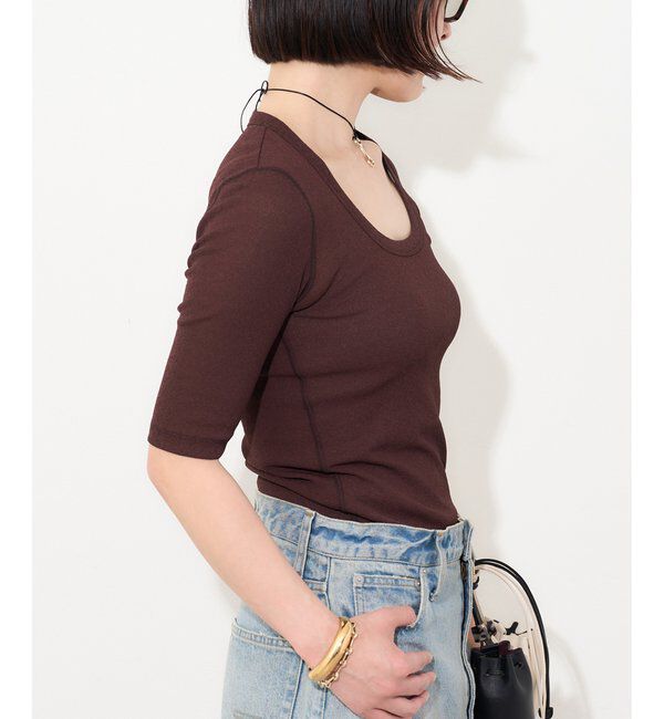  「《人気再販アイテム》【myporter】ラウンドネックドライフィットカットソー」|Tシャツ・カットソー|
