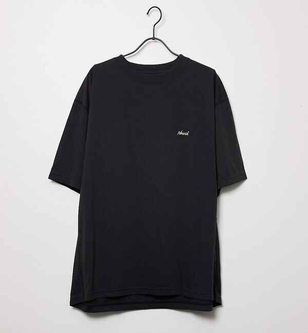 ABAHOUSE「【NANGA/ナンガ 】DRY MIX PIVOT SLEEVE TEE/ ロゴ」|Tシャツ・カットソー|