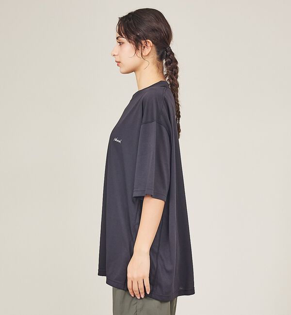 ABAHOUSE「【NANGA/ナンガ 】DRY MIX PIVOT SLEEVE TEE/ ロゴ」|Tシャツ・カットソー|