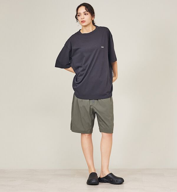 ABAHOUSE「【NANGA/ナンガ 】DRY MIX PIVOT SLEEVE TEE/ ロゴ」|Tシャツ・カットソー|