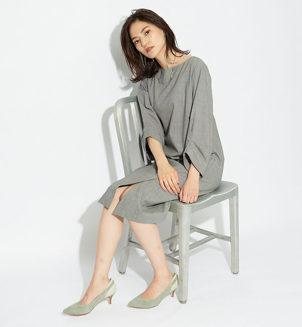 qualite「ウールストレッチワンピース」|ワンピース|