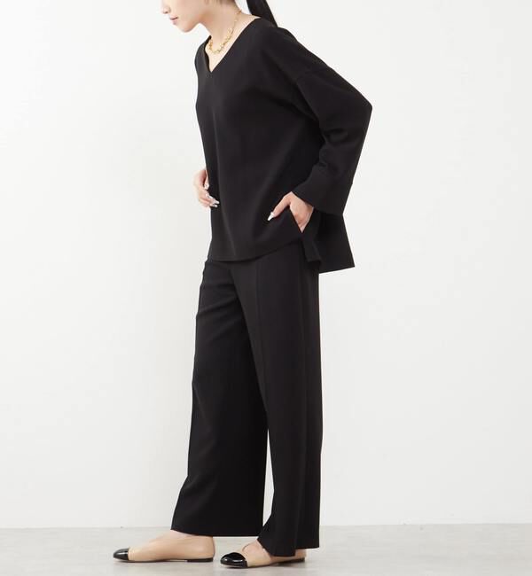 Liesse「ノータックストレートパンツ（セットアップ対応）」|その他|
