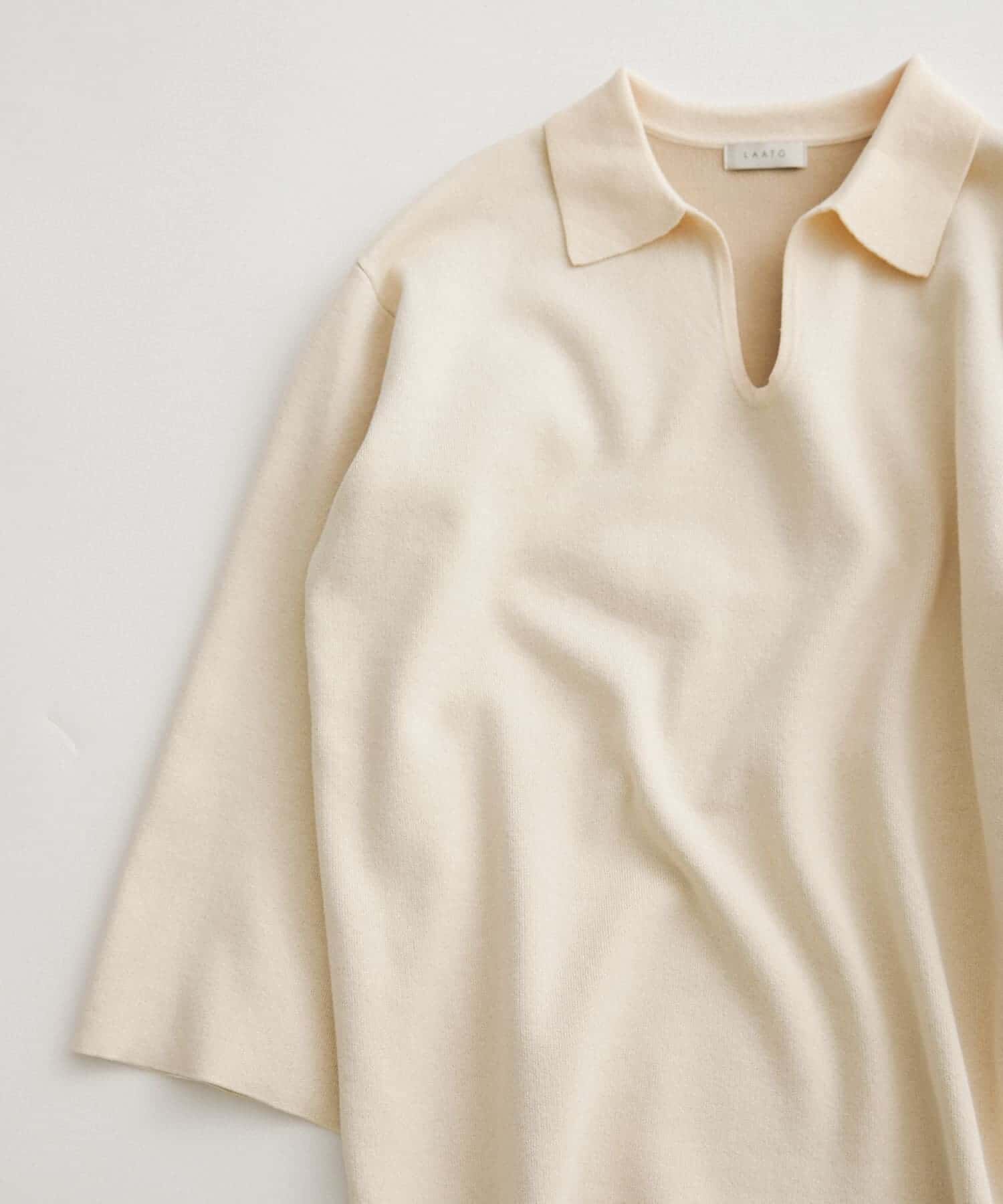 LAATO「sweat style polo knit」|ニット・セーター|