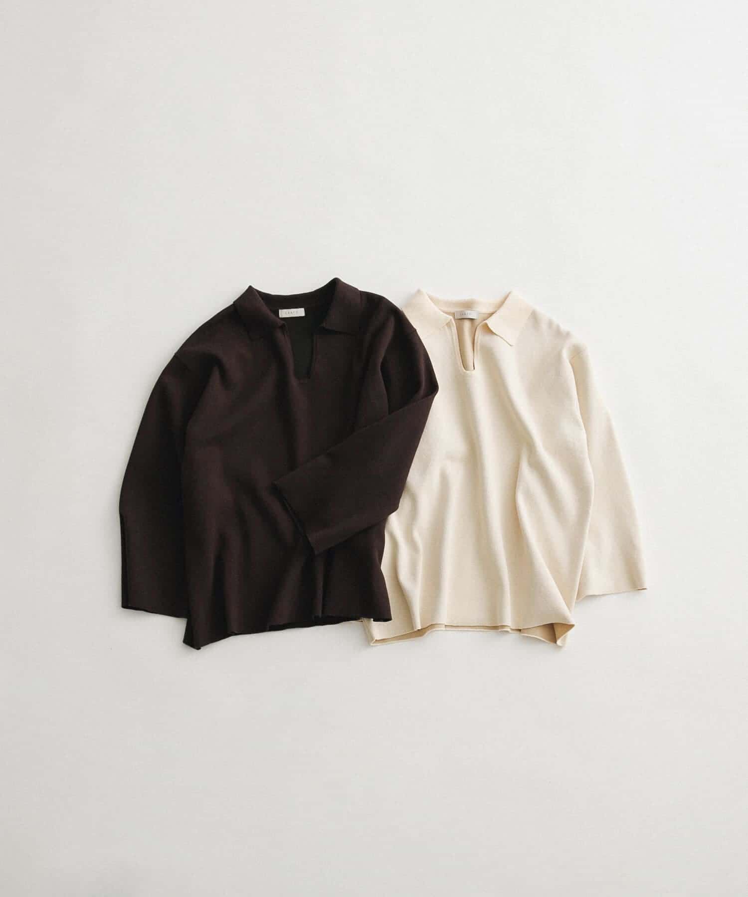 LAATO「sweat style polo knit」|ニット・セーター|