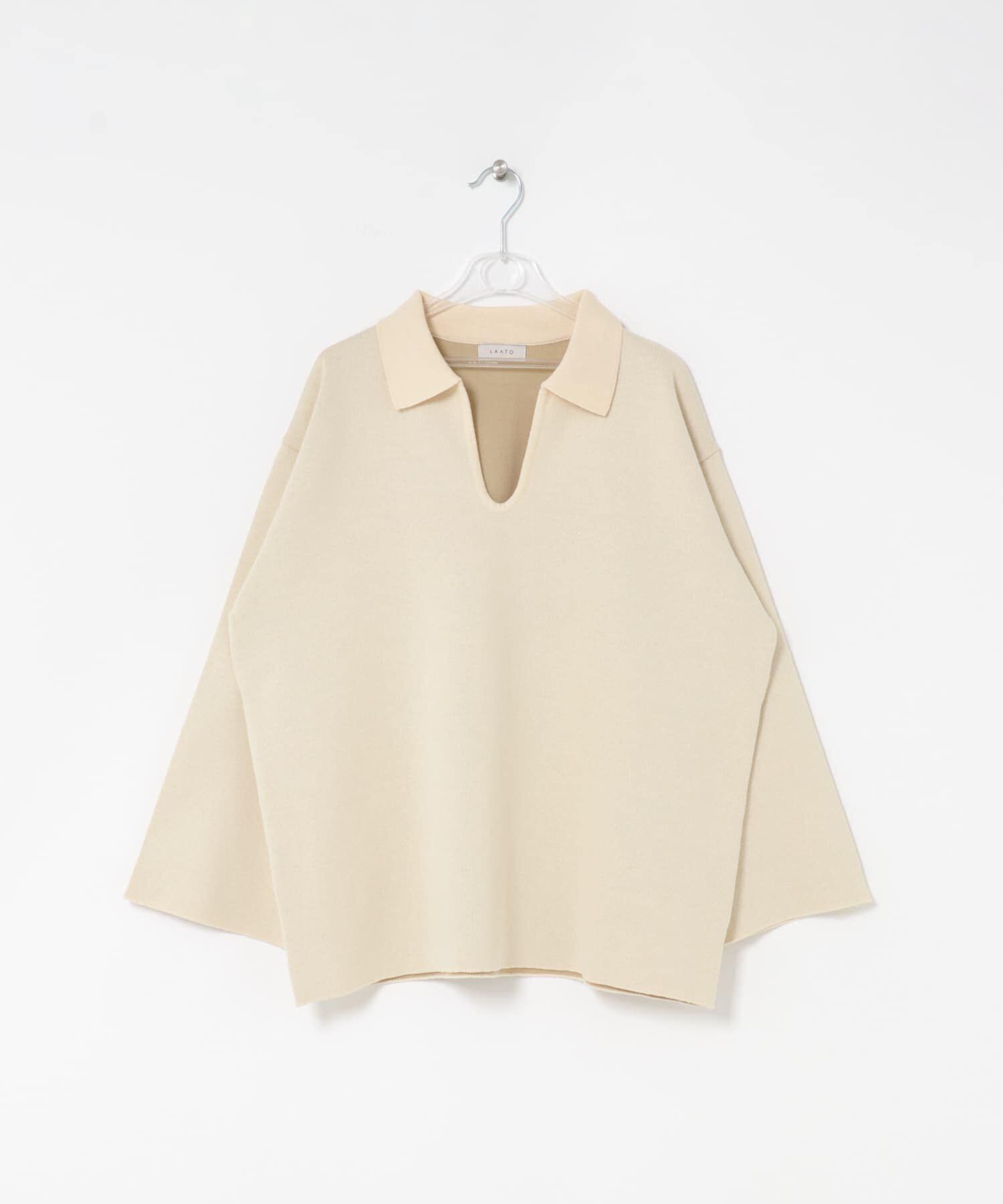 LAATO「sweat style polo knit」|ニット・セーター|