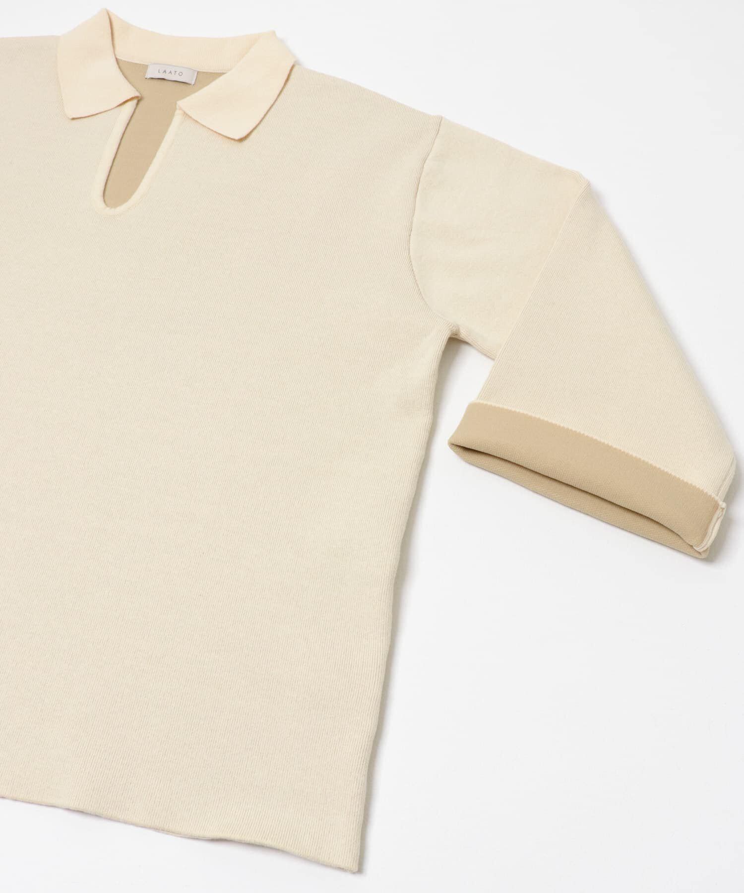 LAATO「sweat style polo knit」|ニット・セーター|