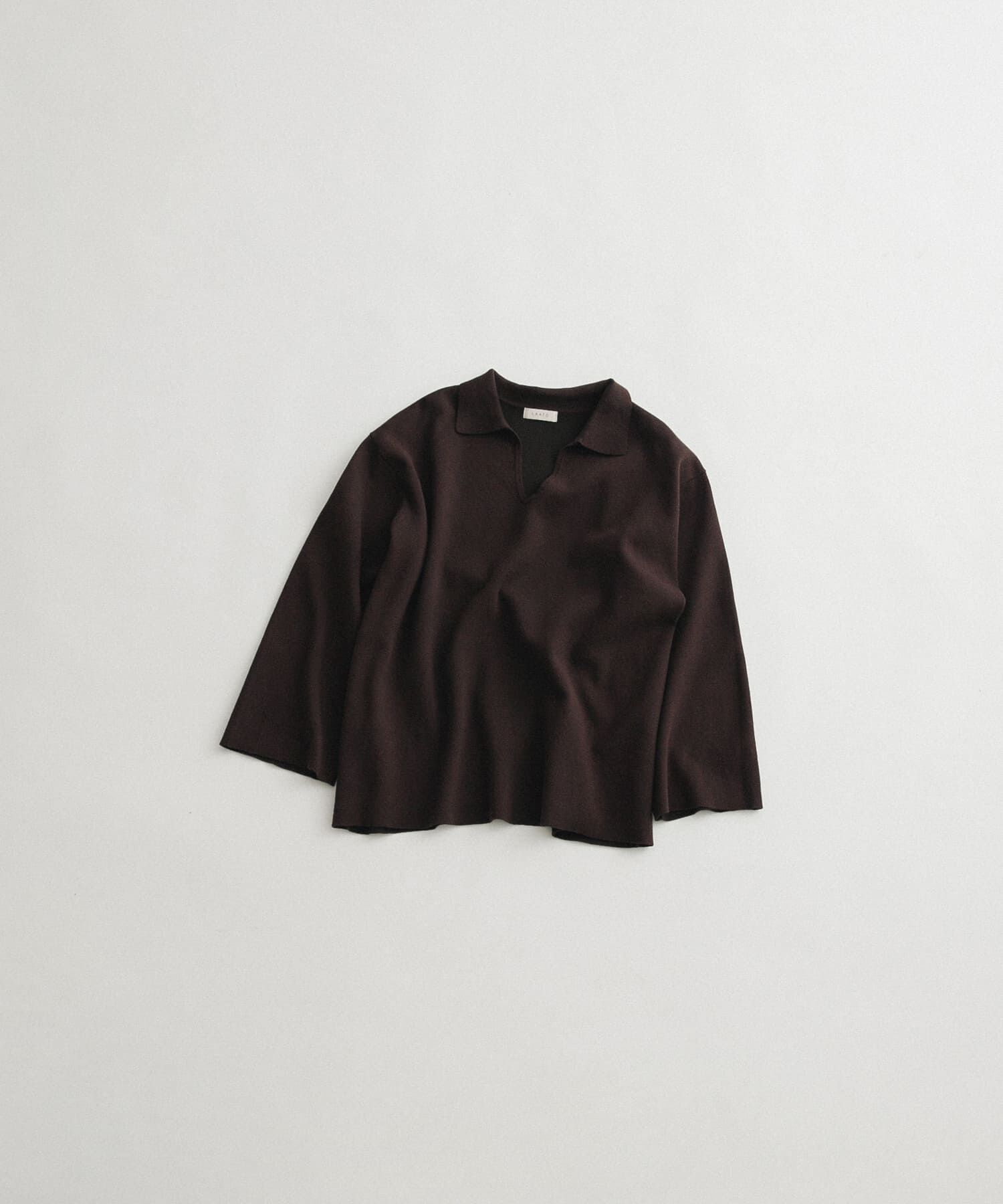 LAATO「sweat style polo knit」|ニット・セーター|