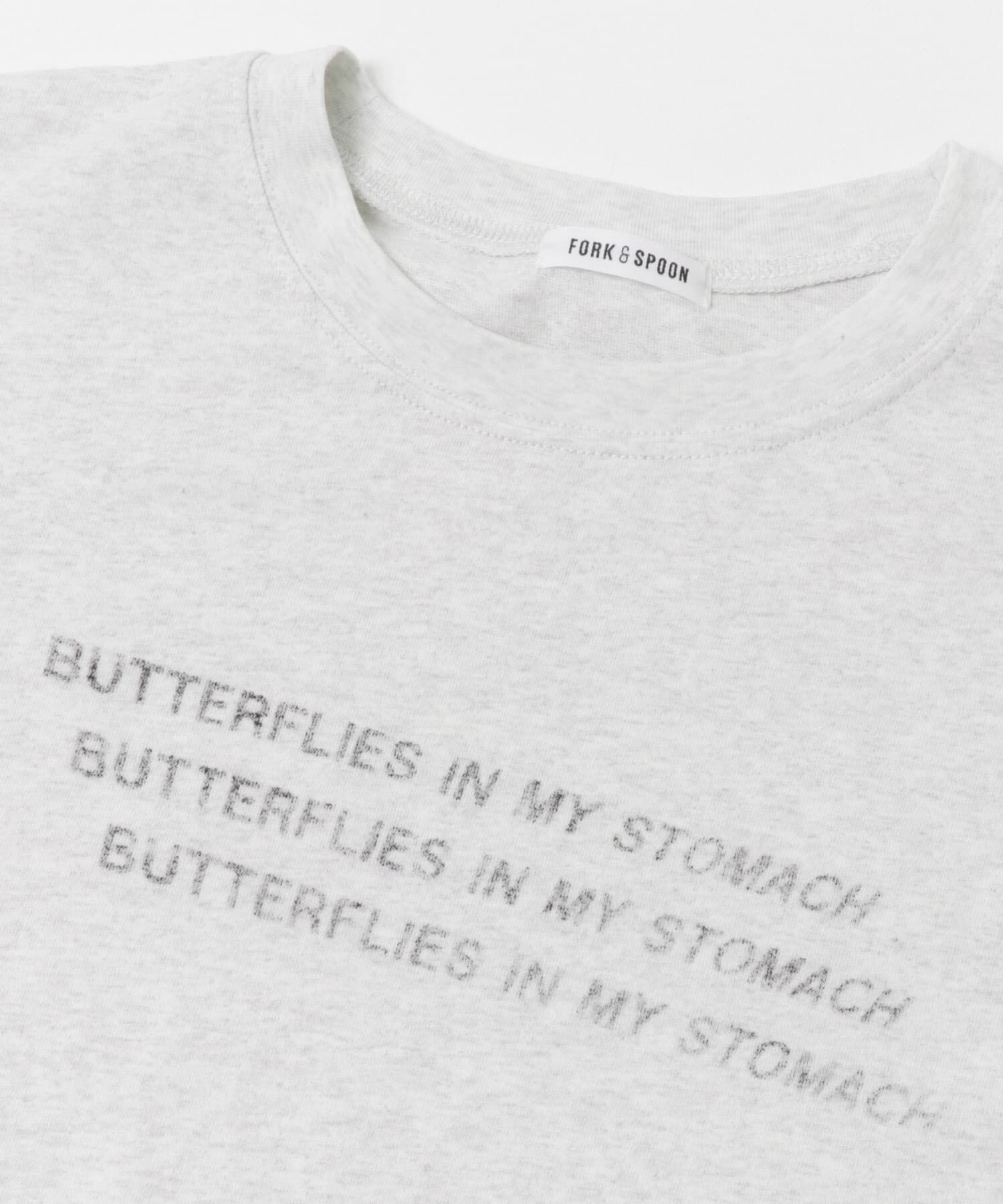 URBAN RESEARCH DOORS「FORK&SPOON　ピグメントプリントロングスリーブTシャツ」|Tシャツ・カットソー|