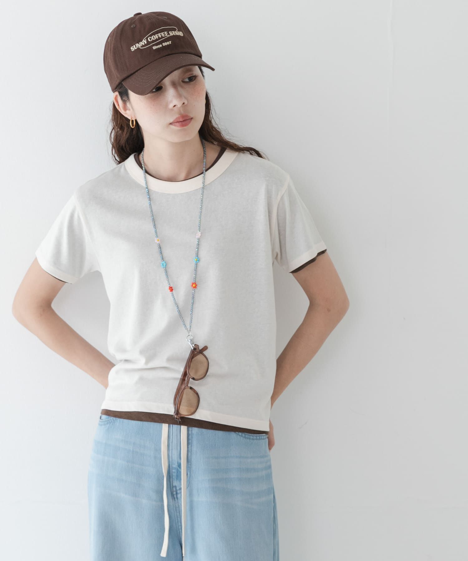 Sonny Label 「フラワービーズサングラスホルダー」|ネックレス|