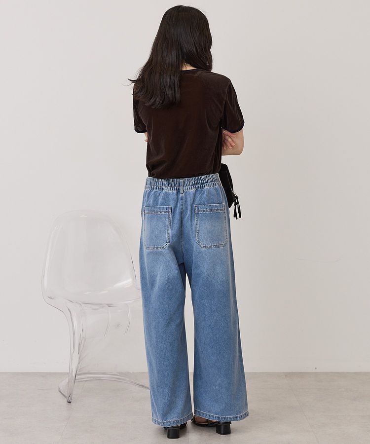 AMERICAN HOLIC「シアーベロア配色プルオーバー」|Tシャツ・カットソー|