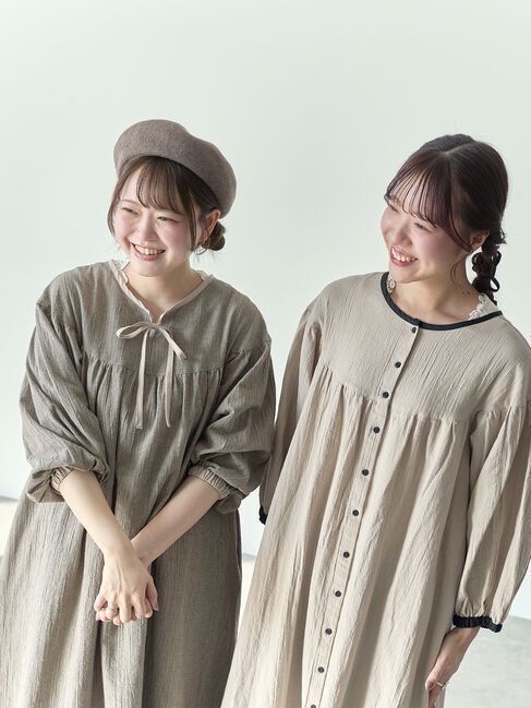 Samansa Mos2「【Cross&times;Staff】前後2WAYワンピース」|ワンピース|