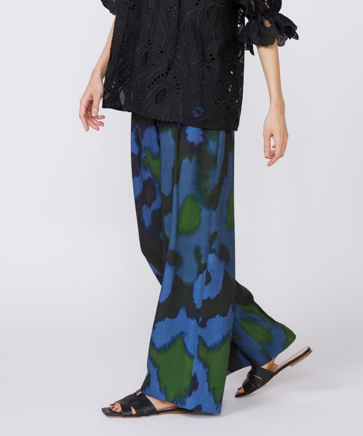 INED「《大きいサイズ》プリントパンツ《la veille by SUPERIOR CLOSET》」|その他|