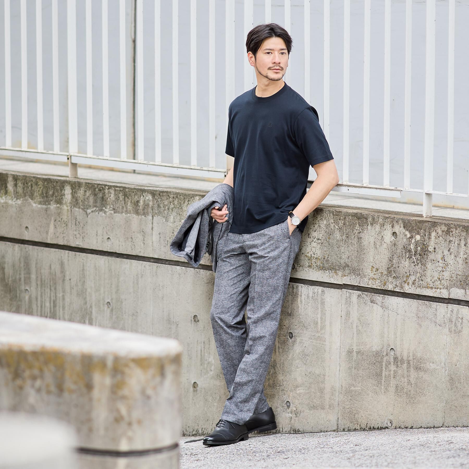 TAKEO KIKUCHI「【抗菌防臭】コットンテーラードTシャツ」|Tシャツ・カットソー|