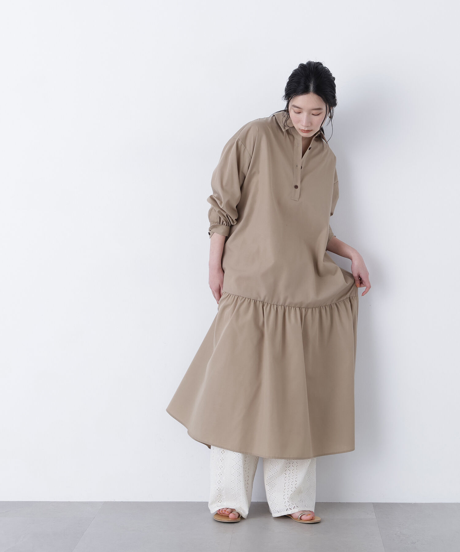  「〈N.〉オーバーシャツワンピース」|ワンピース|