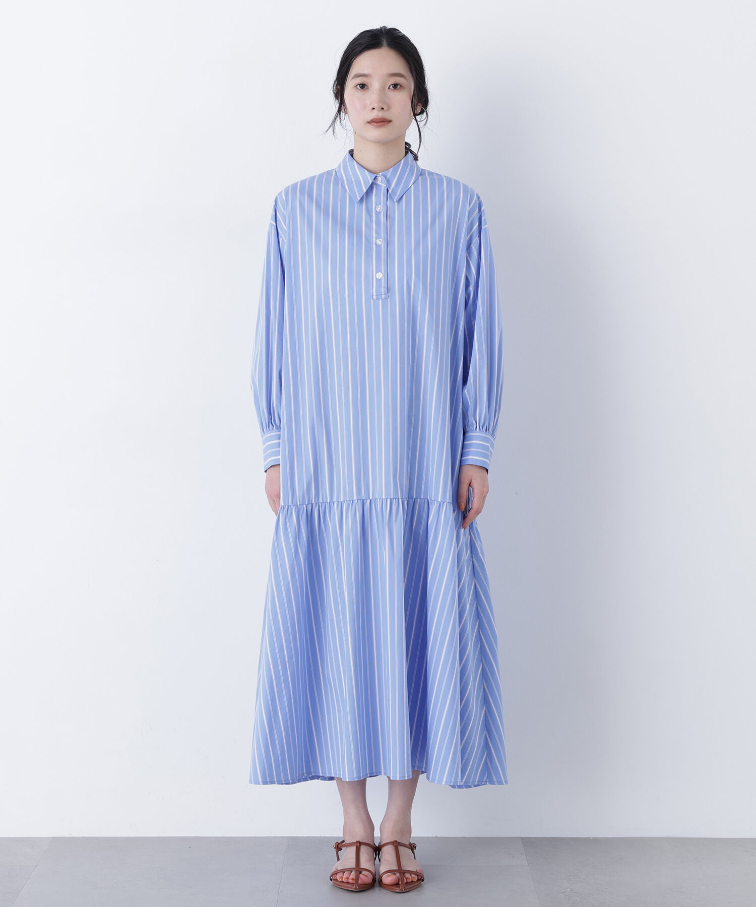  「〈N.〉オーバーシャツワンピース」|ワンピース|