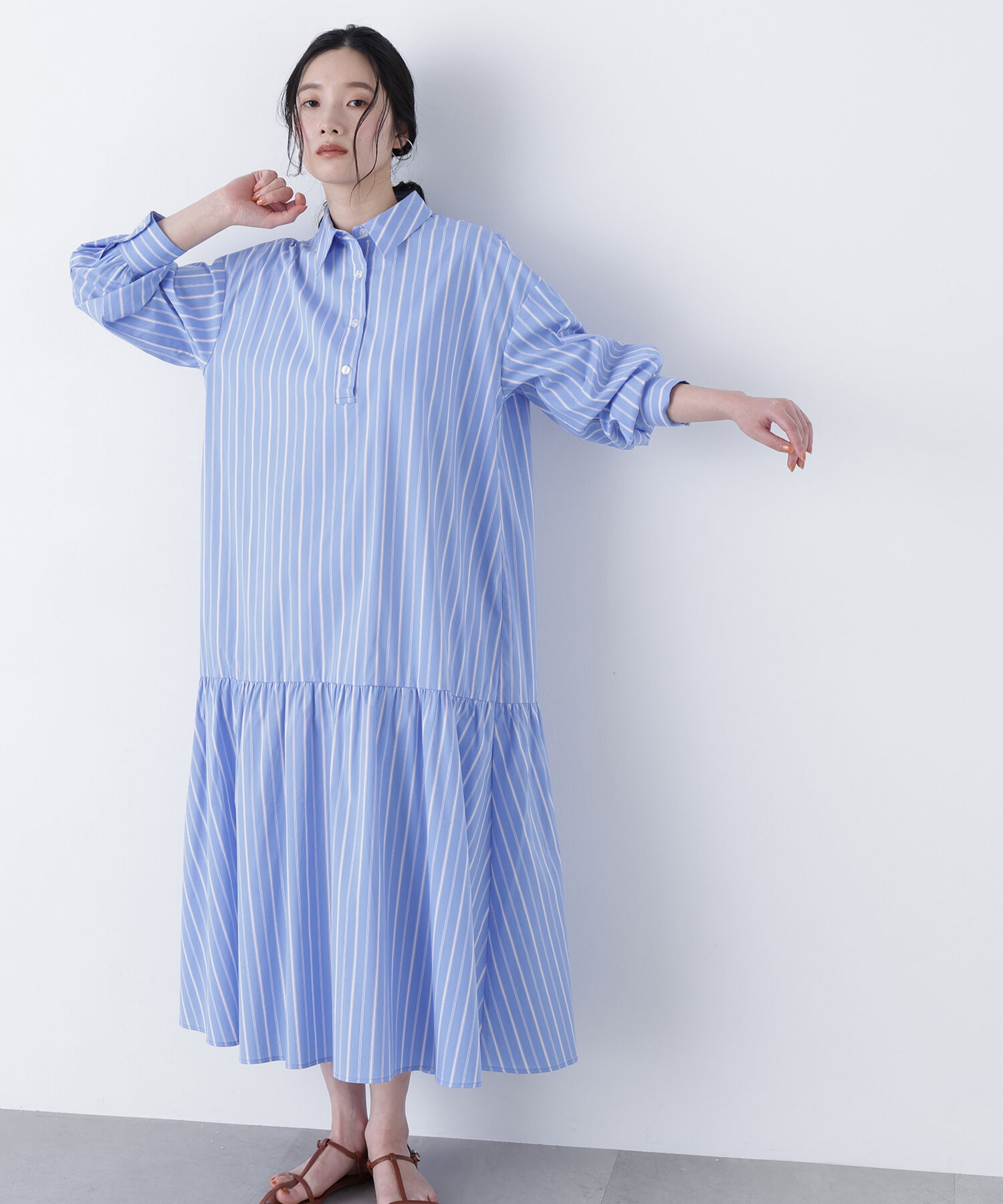  「〈N.〉オーバーシャツワンピース」|ワンピース|