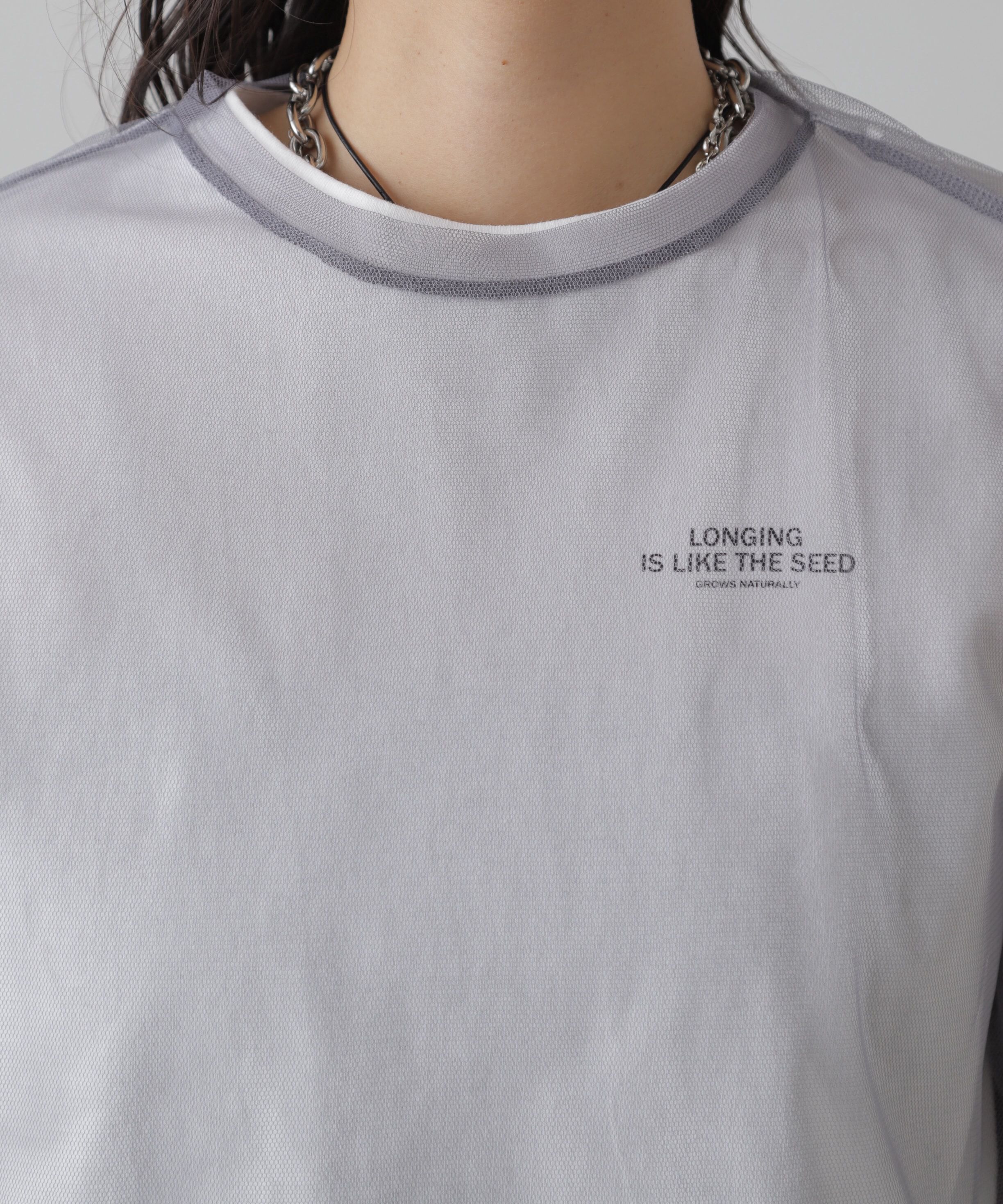  「チュール&times;ロゴTシャツ」|Tシャツ・カットソー|