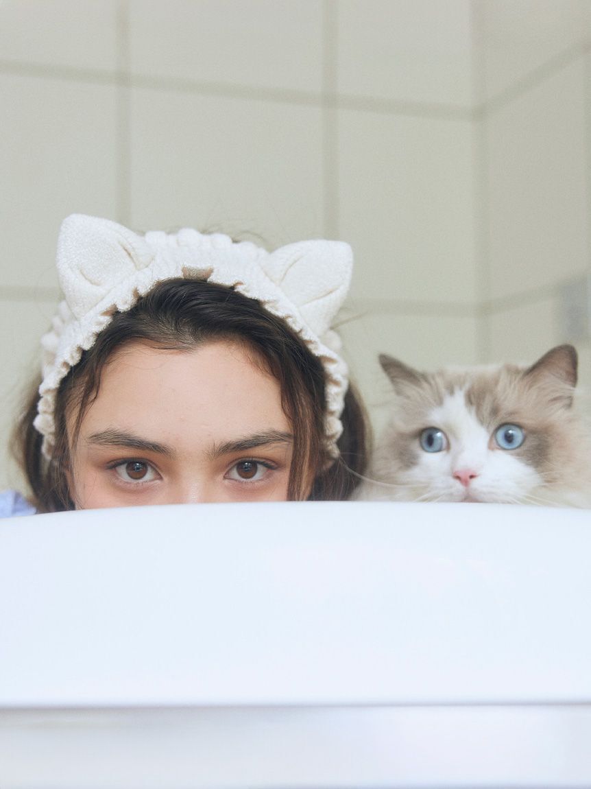 SNIDEL HOME「キャットニットヘアバンド」|その他|