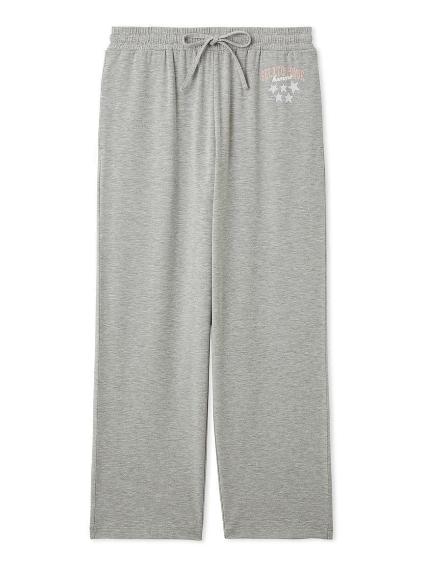 GELATO PIQUE HOMME「【HOMME】グッドモーニングベアレーヨンロングパンツ」|ルームウェア|GRY
