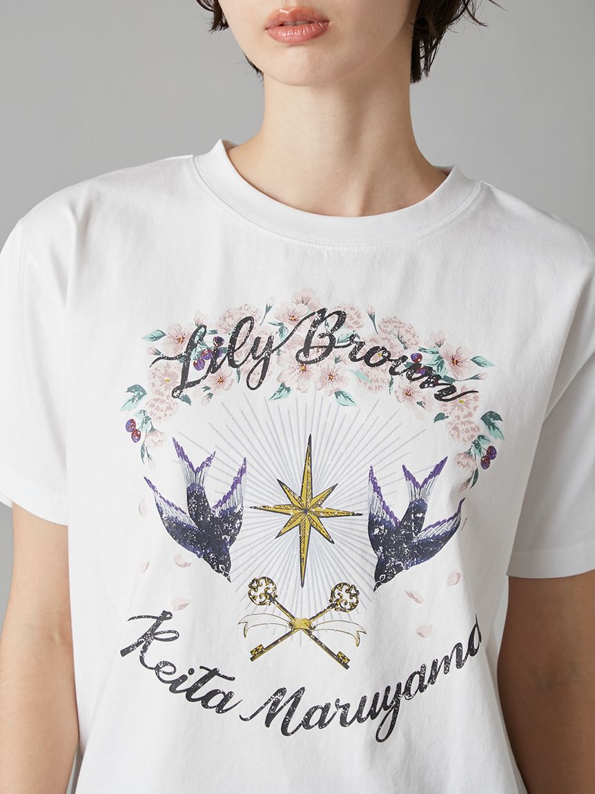 LILY BROWN「【LILY BROWN&times;KEITA MARUYAMA】グラフィックTシャツ」|Tシャツ・カットソー|