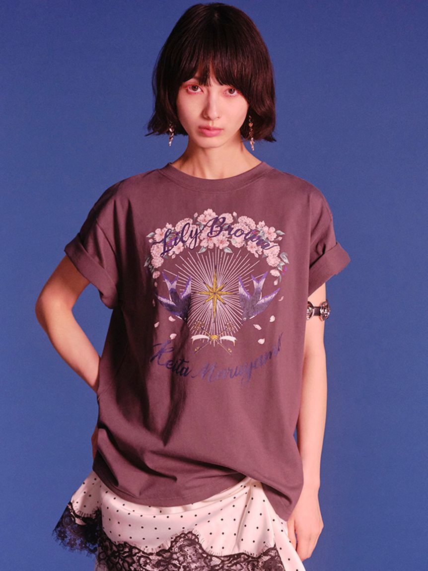 LILY BROWN「【LILY BROWN&times;KEITA MARUYAMA】グラフィックTシャツ」|Tシャツ・カットソー|CGRY