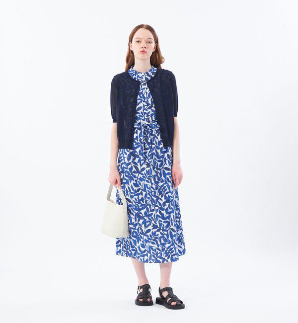 MACKINTOSH PHILOSOPHY「【Heavenly Sheer Knit】 ハーフスリーブカーディガン」|ニット・セーター|
