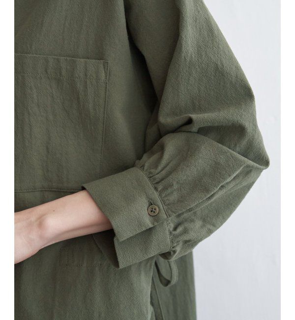 ikka「スキッパーシャツワンピース」|その他|