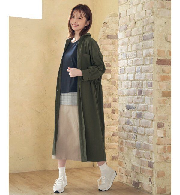 ikka「スキッパーシャツワンピース」|その他|