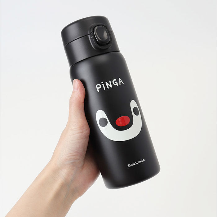 BACKYARD FAMILY「水筒 ワンタッチ かわいい 350ml 通販 ステンレスボトル ワンプッシュボトル マグボトル」|食器・キッチングッズ|