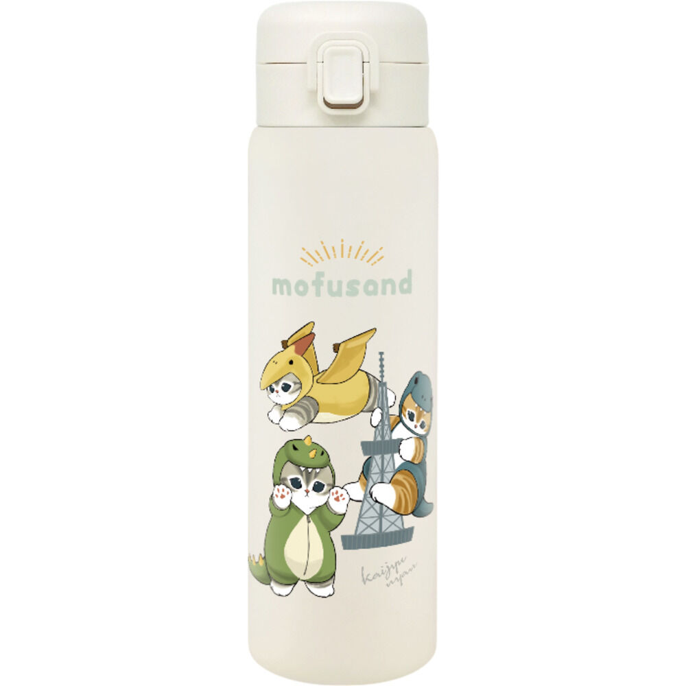 BACKYARD FAMILY「水筒 ワンタッチ かわいい 480ml 通販 ステンレスボトル ワンプッシュボトル マグボトル」|食器・キッチングッズ|ホワイト1