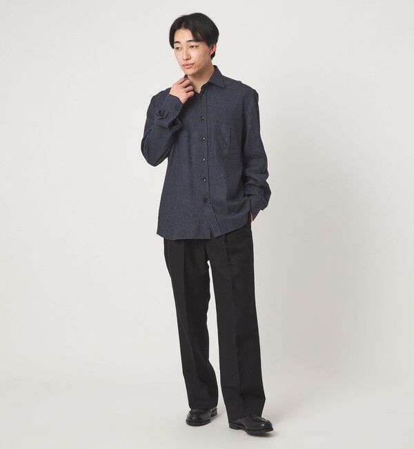UNITED ARROWS green label relaxing「＜Errico Formicola＞L/C メランジ GIANNI シャツ」|シャツ・ブラウス|