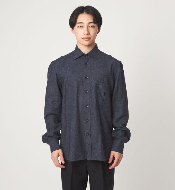 UNITED ARROWS green label relaxing「＜Errico Formicola＞L/C メランジ GIANNI シャツ」|シャツ・ブラウス|