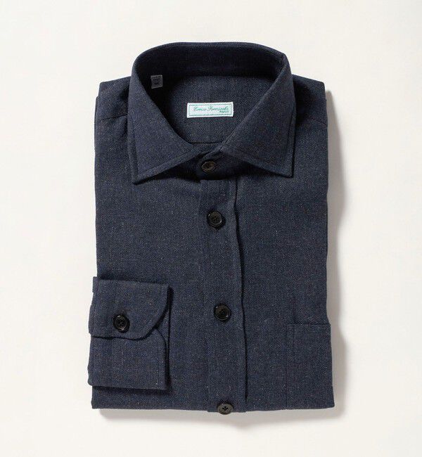 UNITED ARROWS green label relaxing「＜Errico Formicola＞L/C メランジ GIANNI シャツ」|シャツ・ブラウス|
