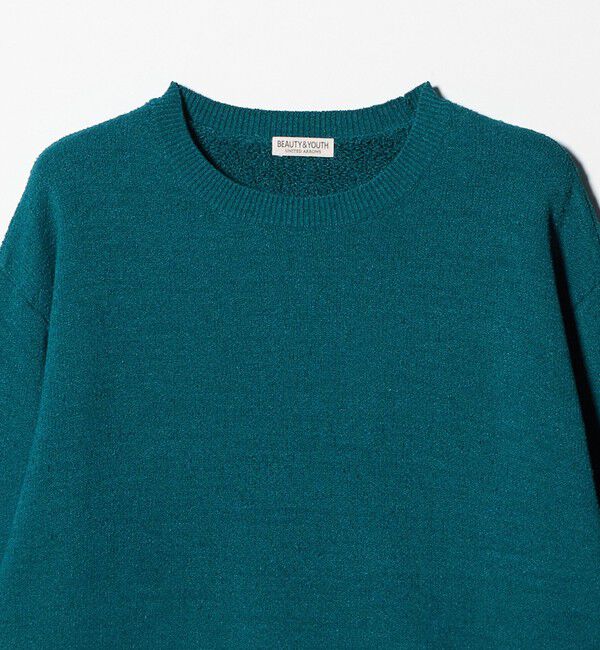 BEAUTY&YOUTH UNITED ARROWS「WJQ カットオフ クルーネック ニット ウォッシャブル」|ニット・セーター|