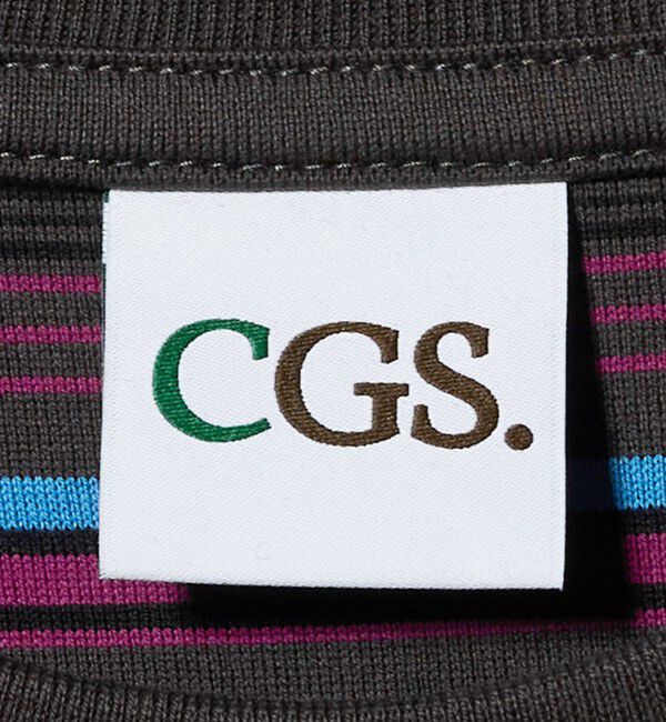 California General Store「＜CGS.＞マルチ ボーダー クルー ネック Tシャツ」|Tシャツ・カットソー|