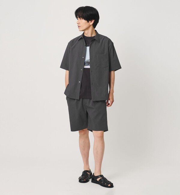BEAUTY&YOUTH UNITED ARROWS「KOMATSU PACK トロピカル 1プリーツ ショーツ ストレッチ 吸水速乾 UVカット セットアップ対応」|その他|