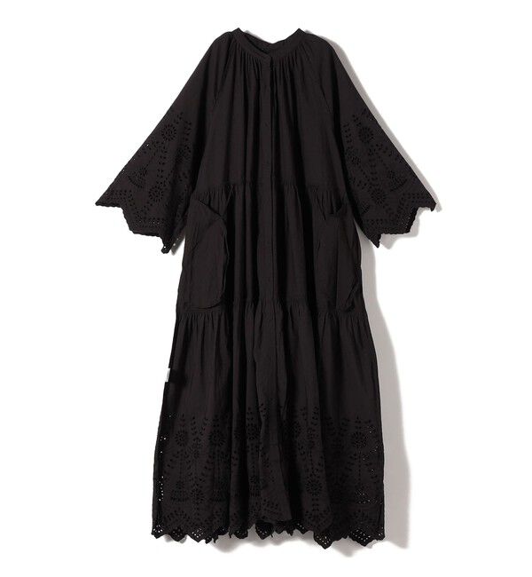 SHIPS for women「Fanaka:〈手洗い可能〉アイレット スカラップ ワンピース」|ワンピース|