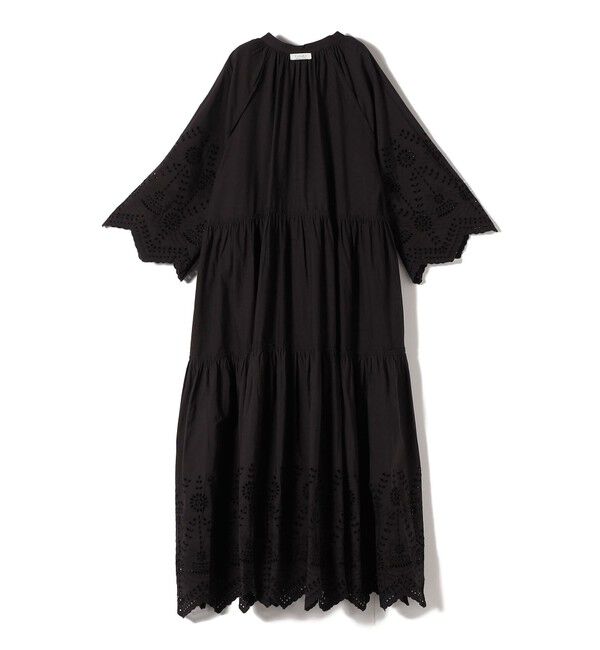 SHIPS for women「Fanaka:〈手洗い可能〉アイレット スカラップ ワンピース」|ワンピース|