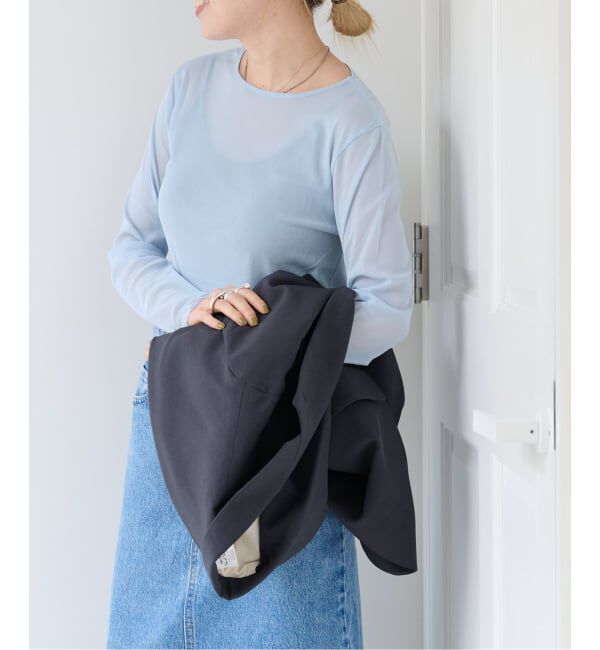 OUTDOOR PRODUCTS Usual Things「ストレッチシアーロンTEE」|Tシャツ・カットソー|ブルー
