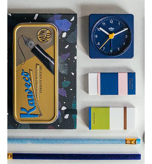 HIROB「BRAUN ALARM CLOCK BLUE BC02BL」|クロック・置時計|ブルー