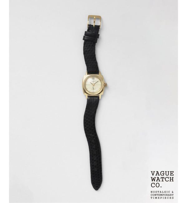 HIROB「《予約》VAGUE WATCH CO. Coussin Sophie 28mm heavy wavy YG」|腕時計|ゴールド