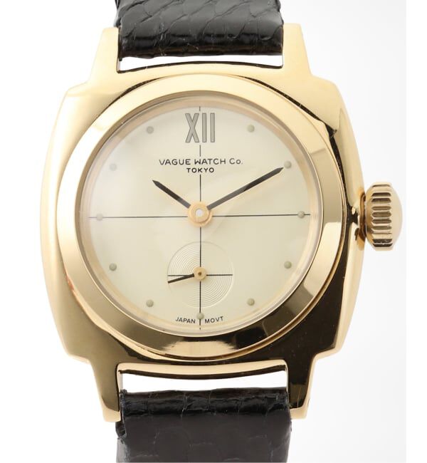 HIROB「《予約》VAGUE WATCH CO. Coussin Sophie 28mm heavy wavy YG」|腕時計|