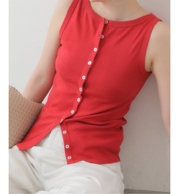 SLOBE IENA「miller/ミラー SLOBE別注 ボートネックタンクトップ」|Tシャツ・カットソー|
