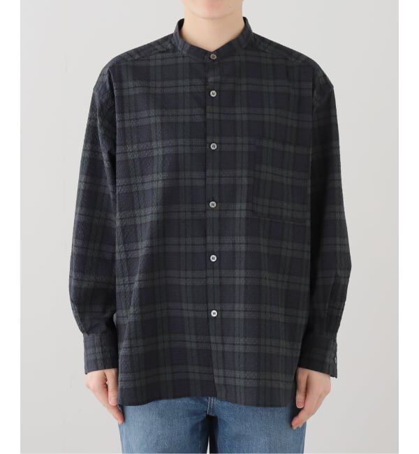 journal standard luxe「サッカー スタンドカラーシャツ」|シャツ・ブラウス|