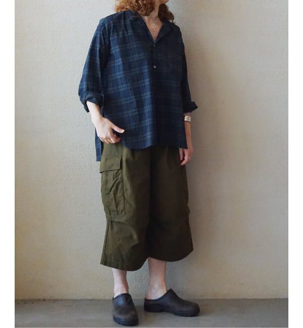 journal standard luxe「サッカー スタンドカラーシャツ」|シャツ・ブラウス|